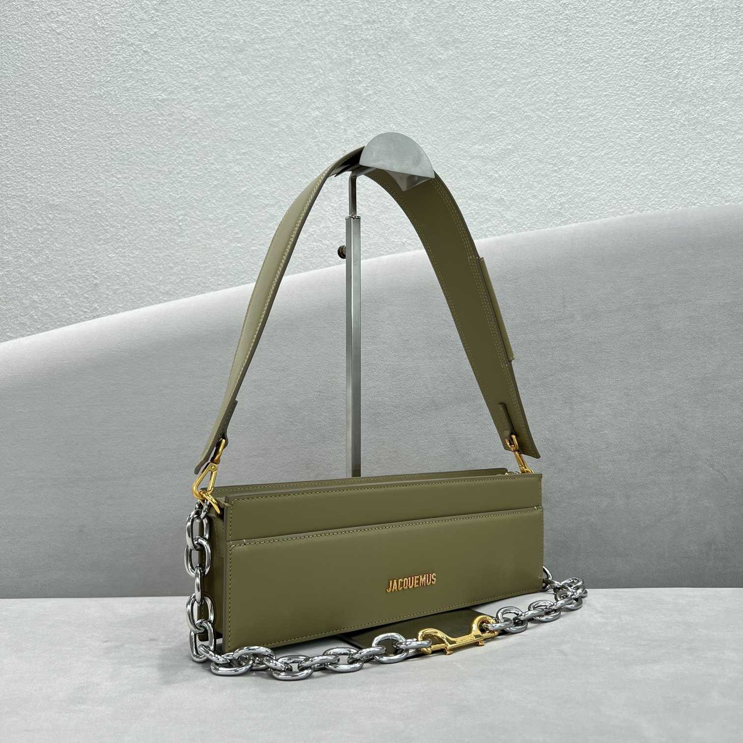 Jacquemus Le Ciuciu Leather Shoulder Bag (30x10.5x4.5cm) - DopestKickz