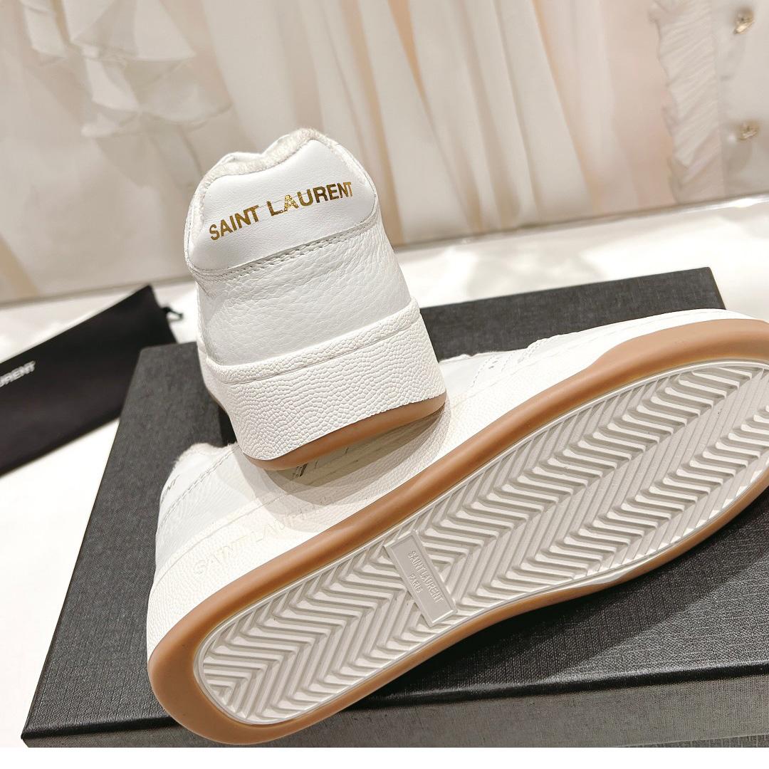 Saint Laurent Low-top Lace-up Sneakers - DopestKickz