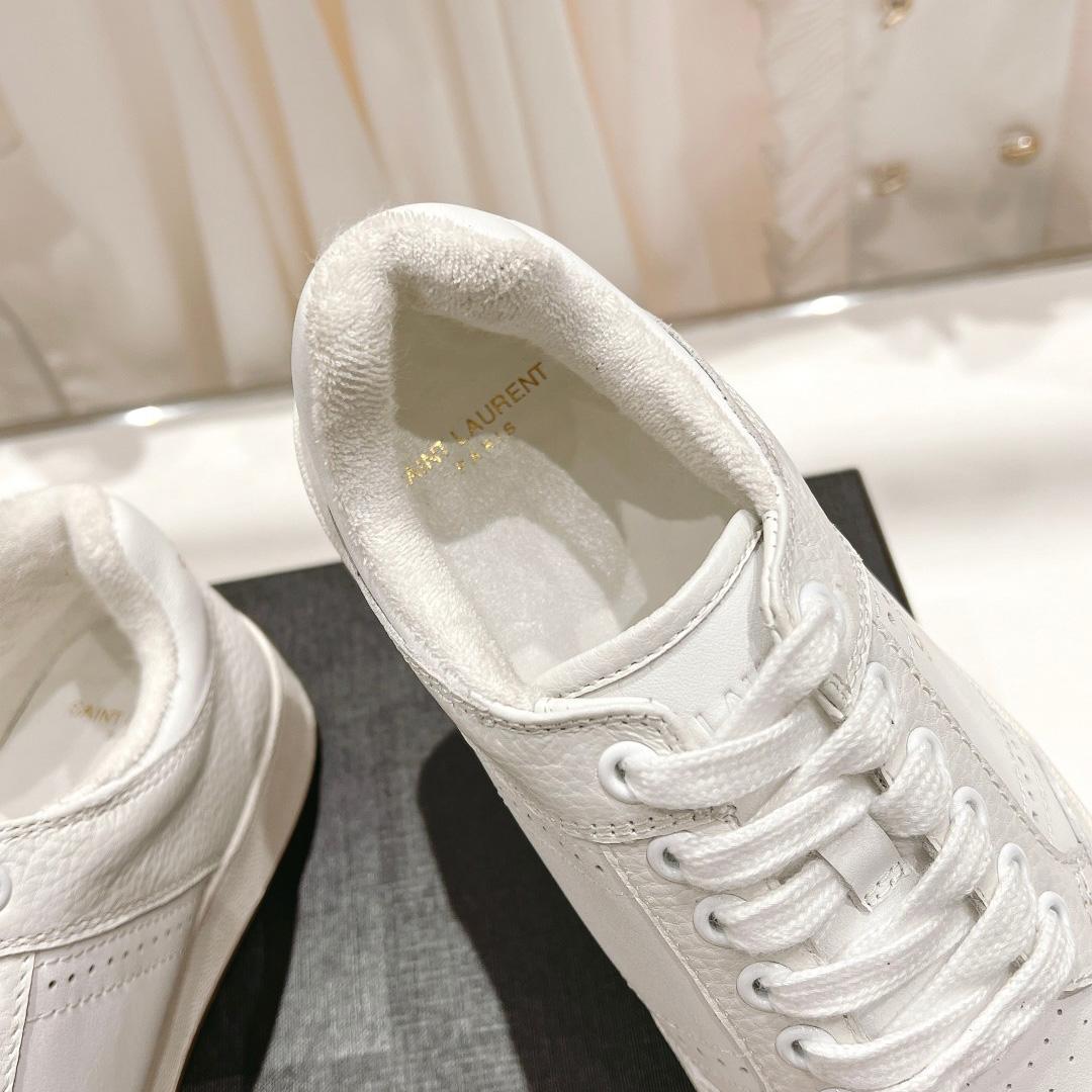 Saint Laurent Low-top Lace-up Sneakers - DopestKickz