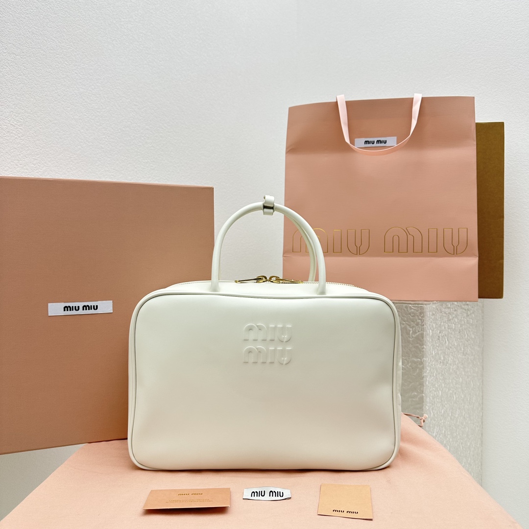Miu Miu Leather Top-handle Bag - DopestKickz