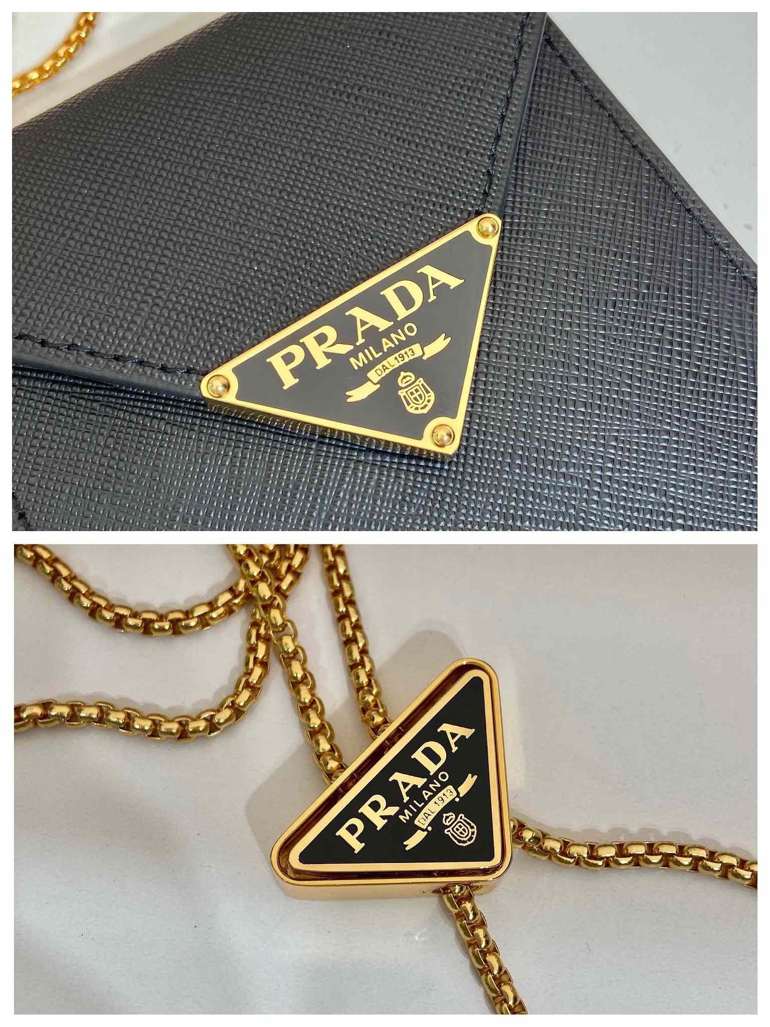 Prada Saffiano Leather Mini-Bag - DopestKickz