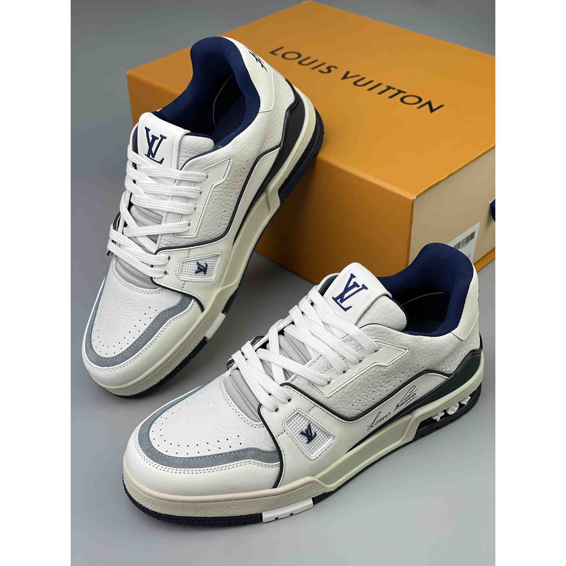 Louis Vuitton Trainer Sneaker (Upon UK Size) - DopestKickz