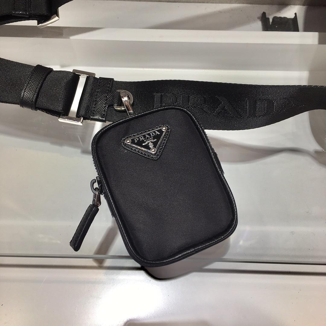 Prada Re-Nylon And Saffiano Leather Shoulder Bag(23x16x7cm) - DopestKickz