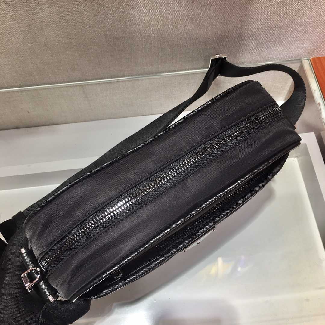 Prada Re-Nylon And Saffiano Leather Shoulder Bag(23x16x7cm) - DopestKickz