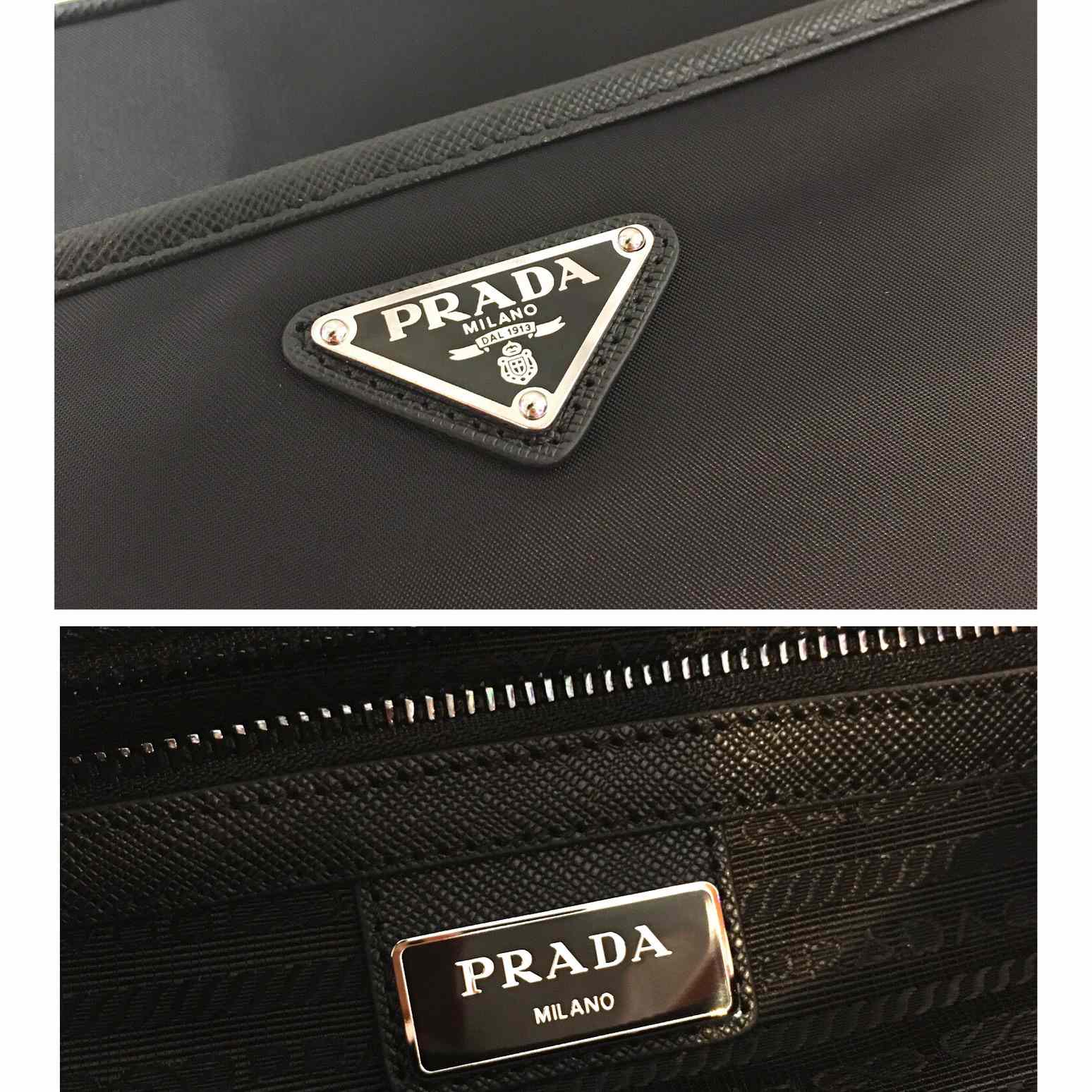 Prada Re-Nylon And Saffiano Leather Shoulder Bag(23x16x7cm) - DopestKickz