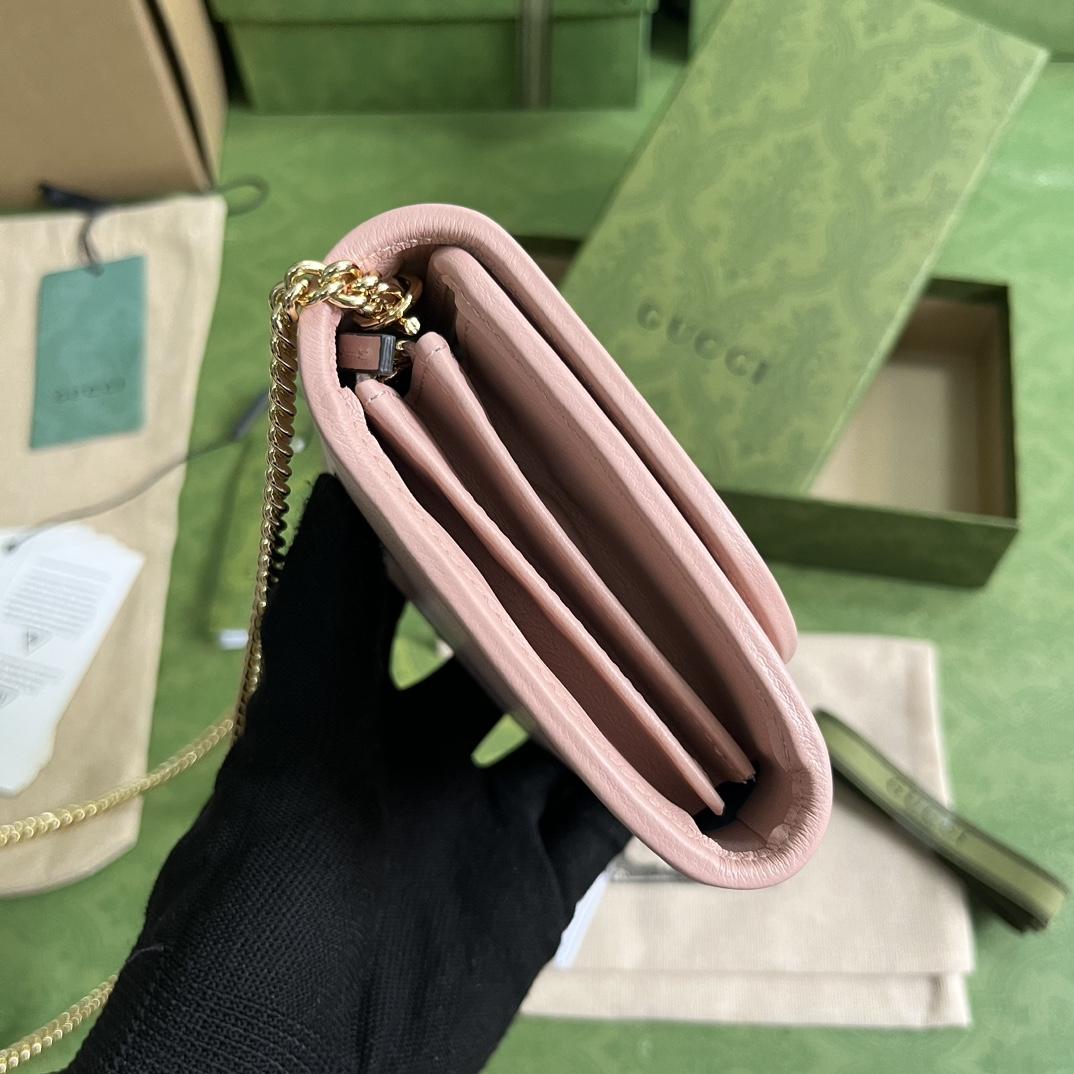 Gucci Blondie Medium Chain Wallet(12.5-11-2.5cm) - DopestKickz