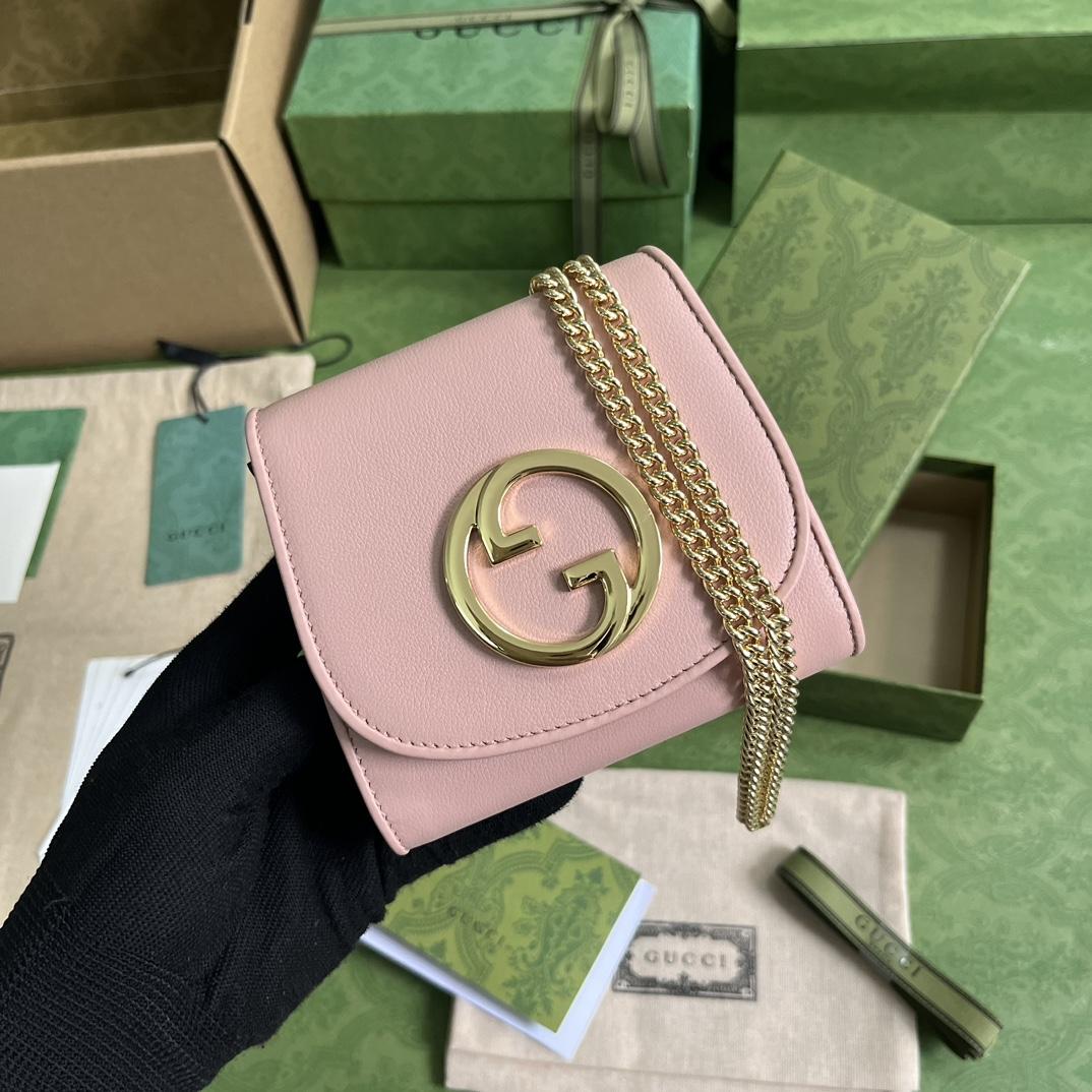 Gucci Blondie Medium Chain Wallet(12.5-11-2.5cm) - DopestKickz