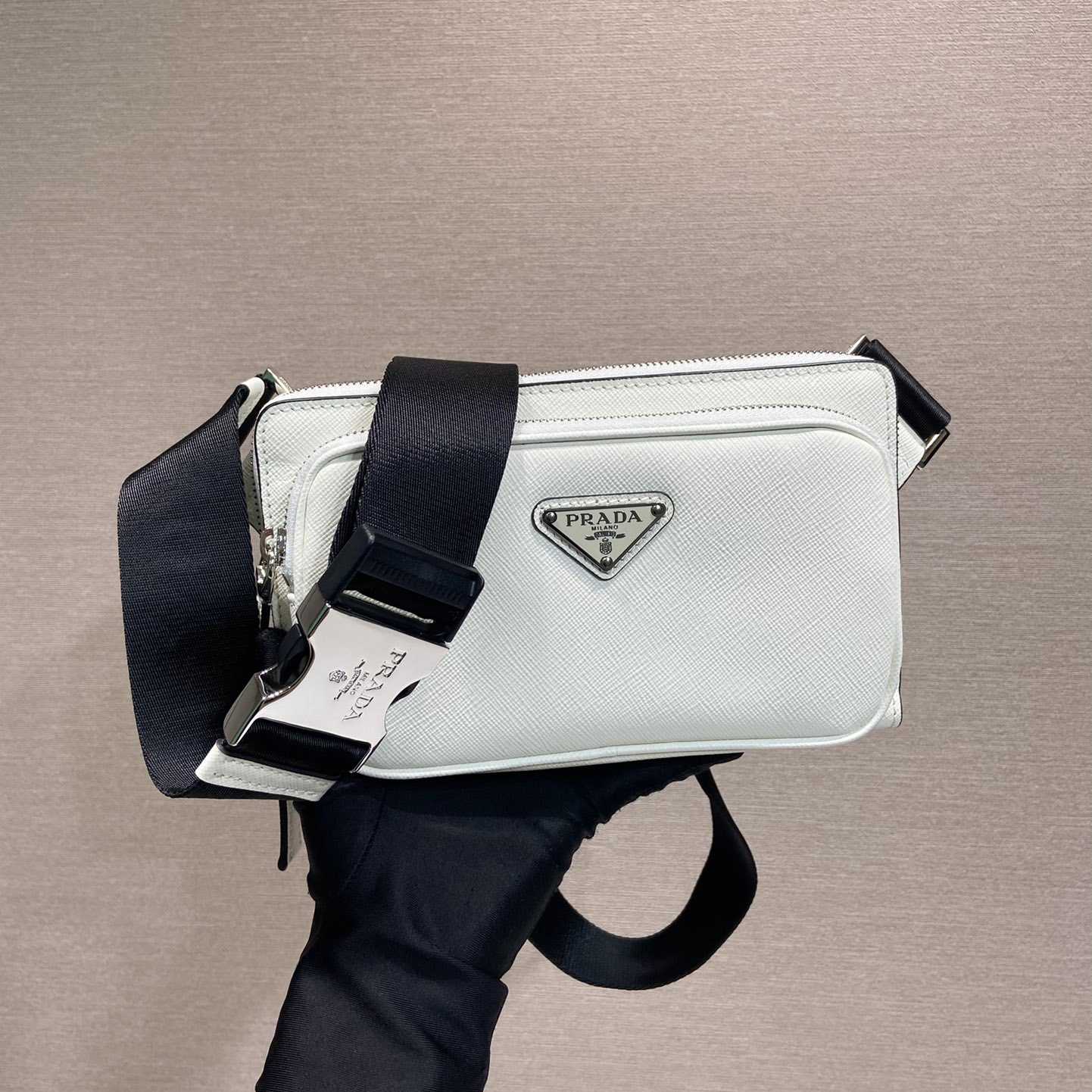 Prada Saffiano Leather Belt Bag - DopestKickz