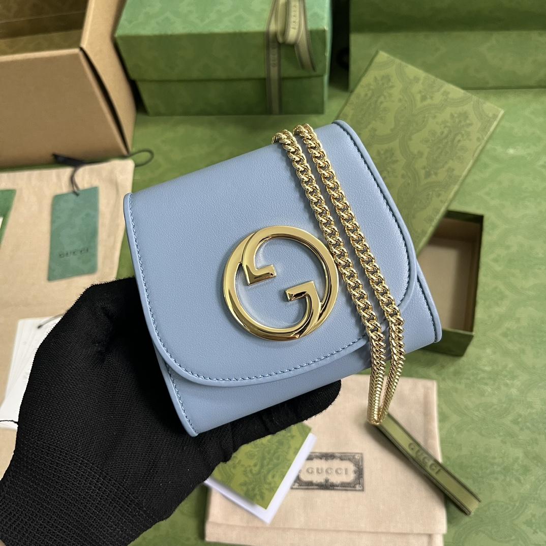 Gucci Blondie Medium Chain Wallet(12.5-11-2.5cm) - DopestKickz