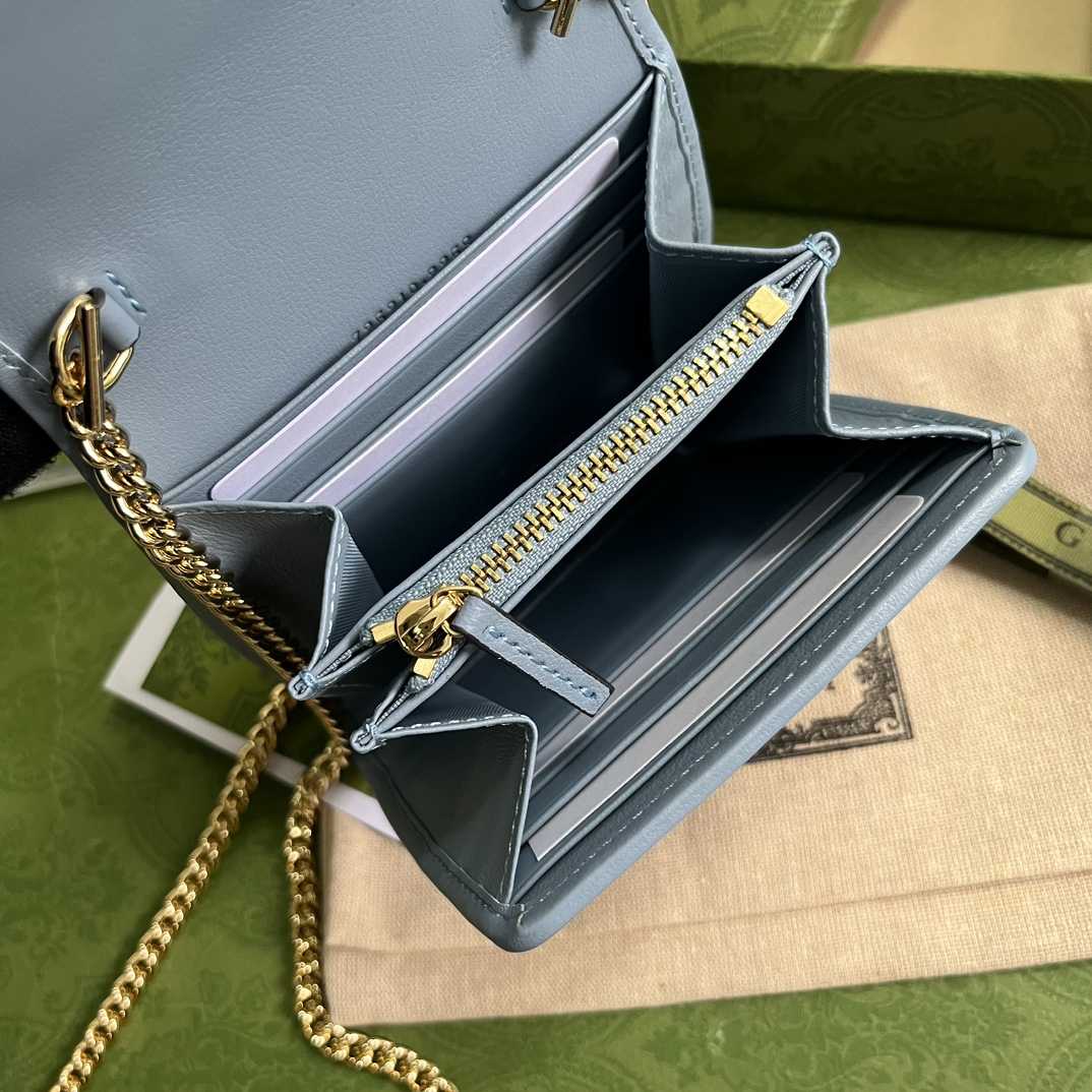 Gucci Blondie Medium Chain Wallet(12.5-11-2.5cm) - DopestKickz