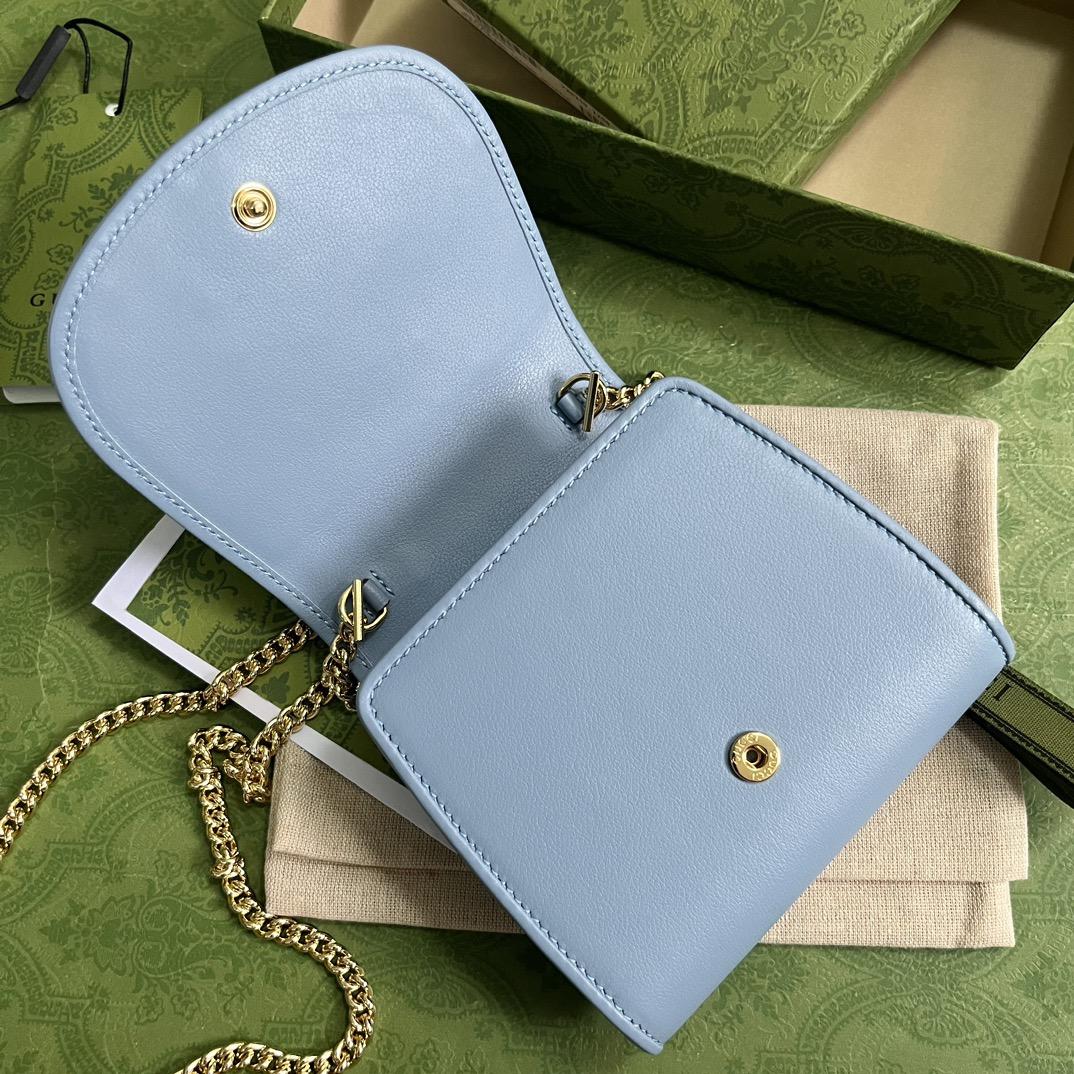 Gucci Blondie Medium Chain Wallet(12.5-11-2.5cm) - DopestKickz