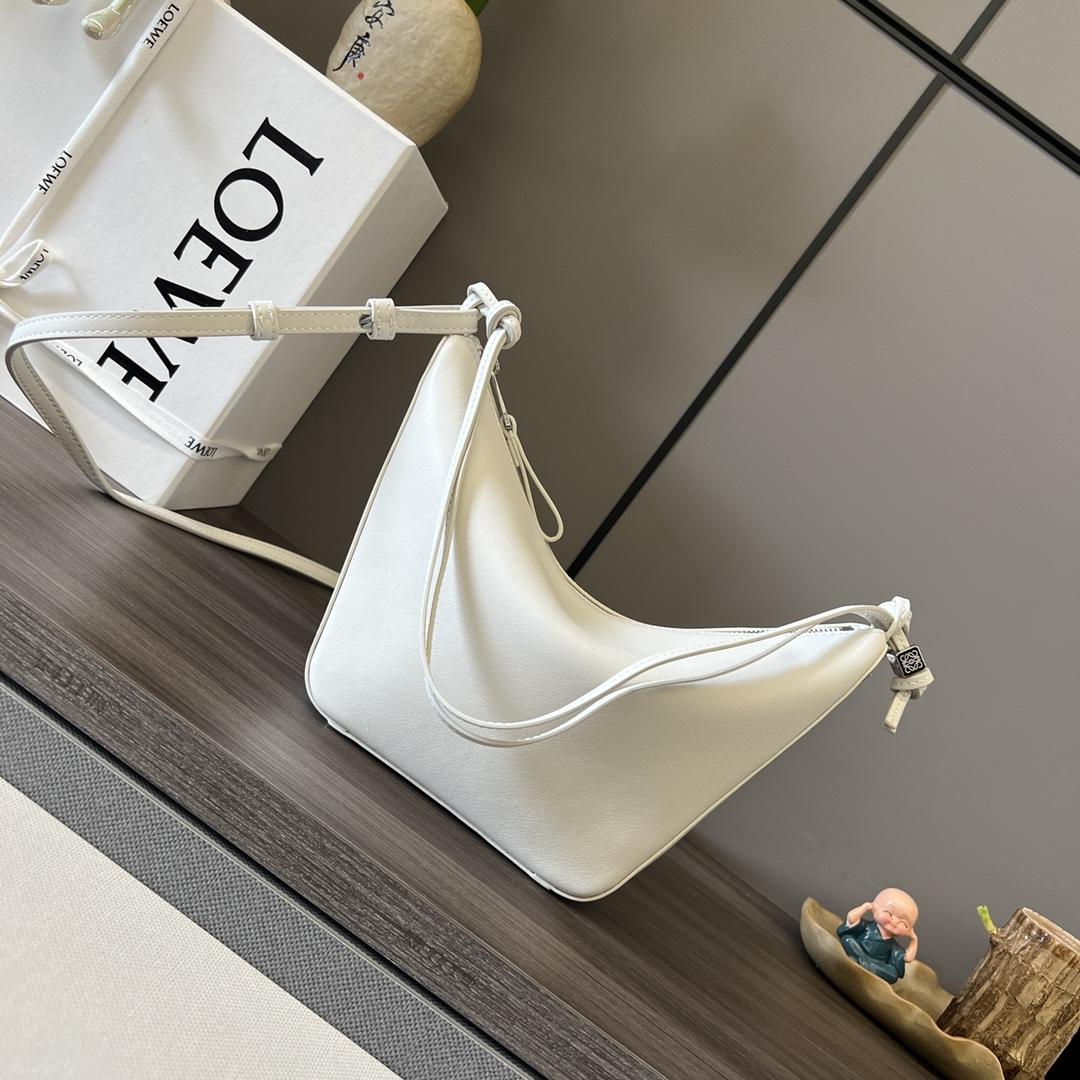 Loewe Mini Hammock Hobo Bag In Classic Calfskin - DopestKickz