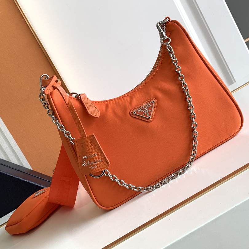 Prada Re-Edition 2005 Printed Re-Nylon Bag(22-12-6cm) - DopestKickz