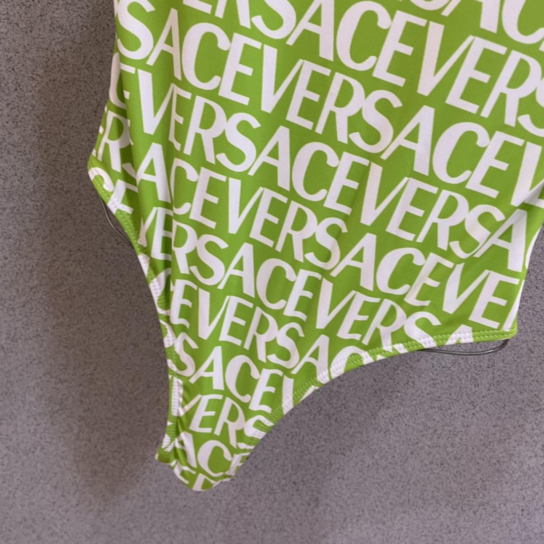 Versace Logo One-Piece Swimsuit - DopestKickz