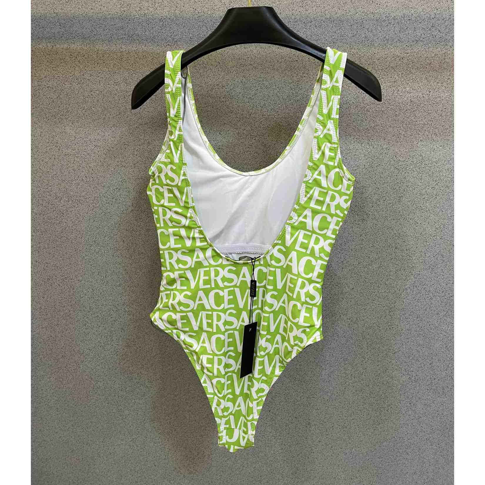 Versace Logo One-Piece Swimsuit - DopestKickz
