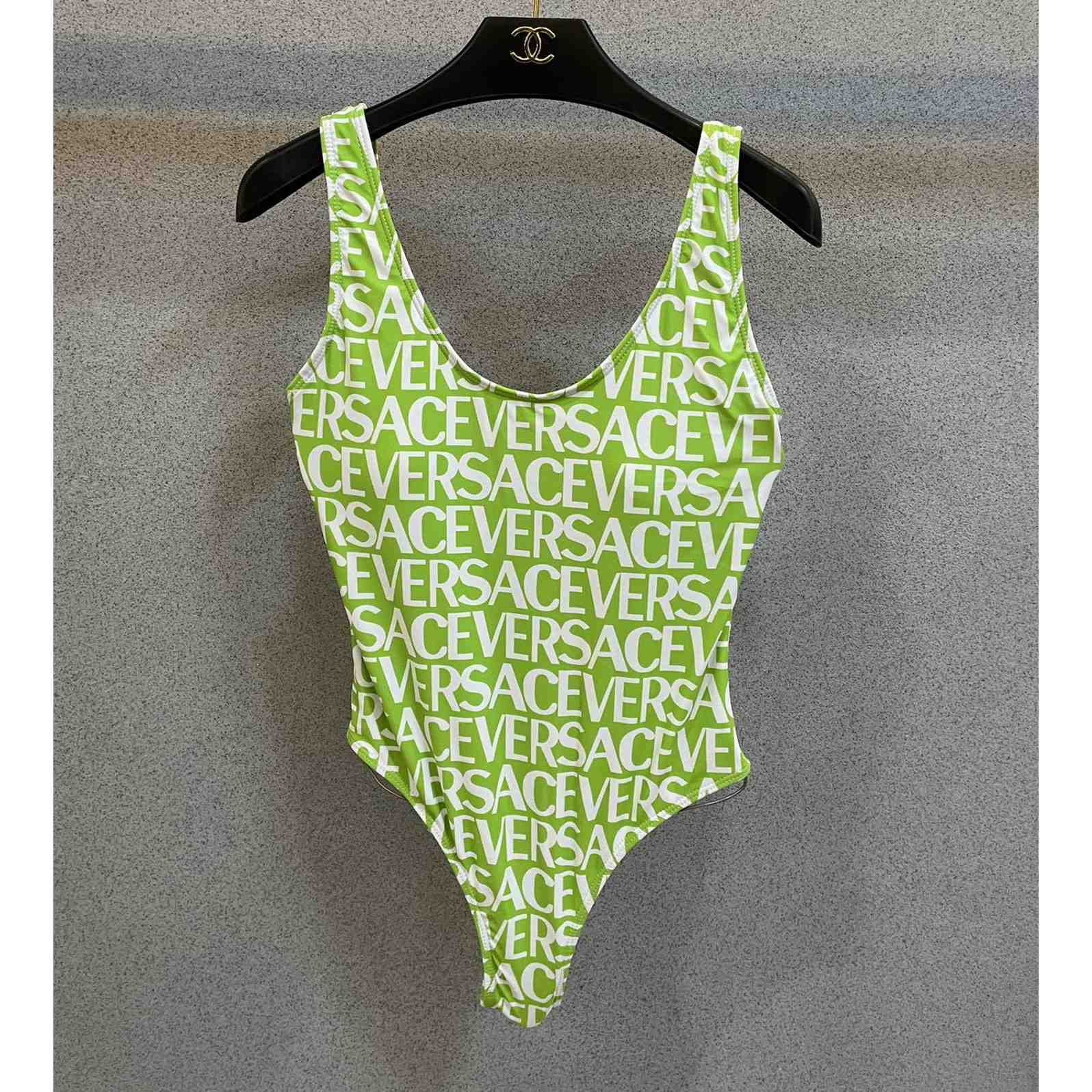 Versace Logo One-Piece Swimsuit - DopestKickz