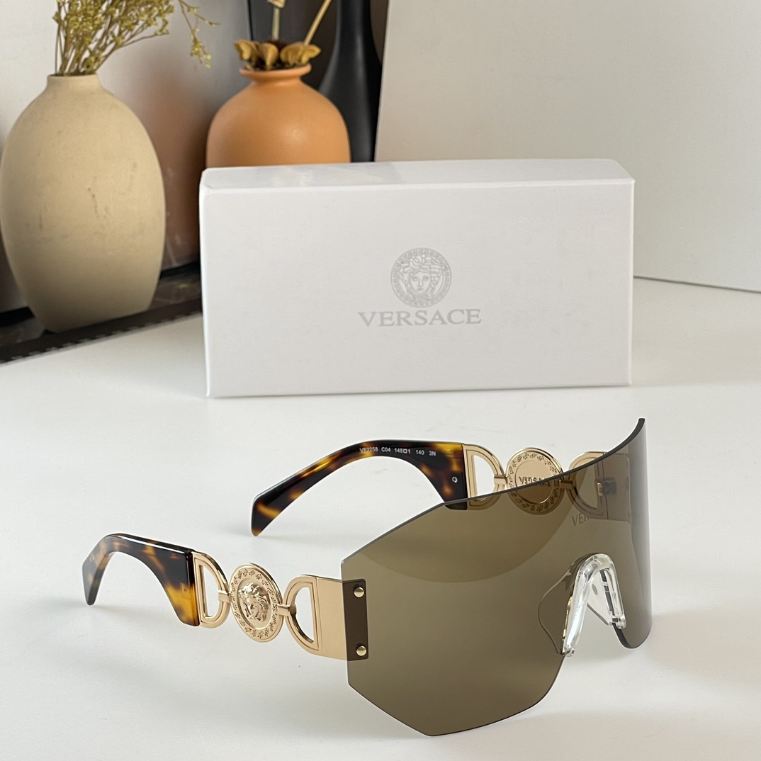 Versace Medusa Biggie Mask Sunglasses   VE2258 - DopestKickz