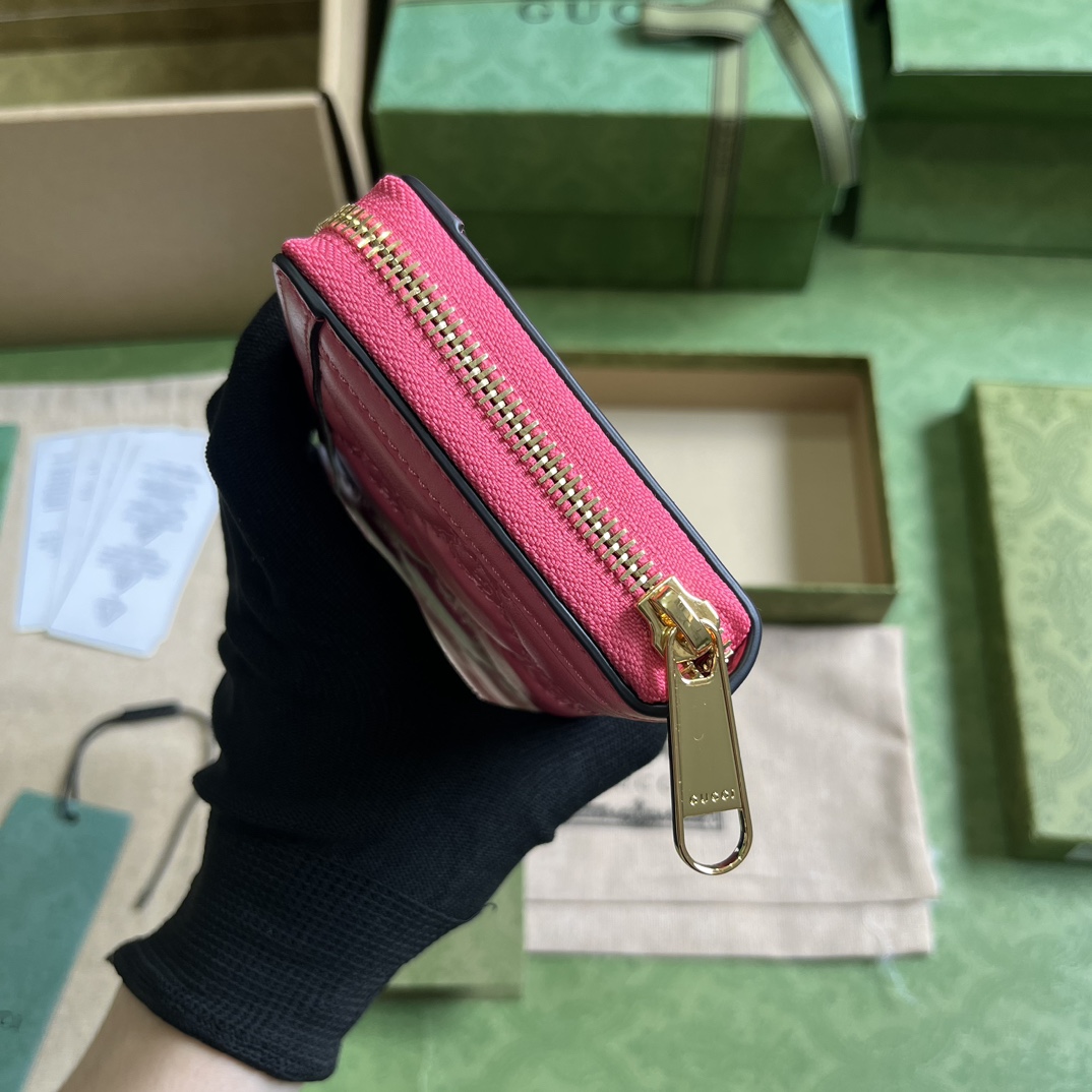Gucci GG Matelasse Zip-around Wallet - DopestKickz