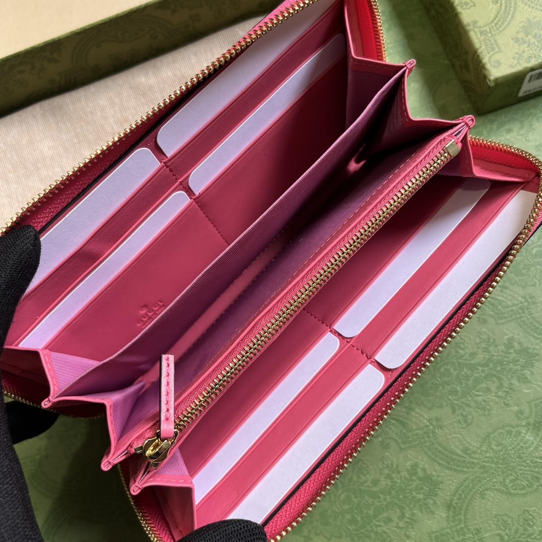 Gucci GG Matelasse Zip-around Wallet - DopestKickz