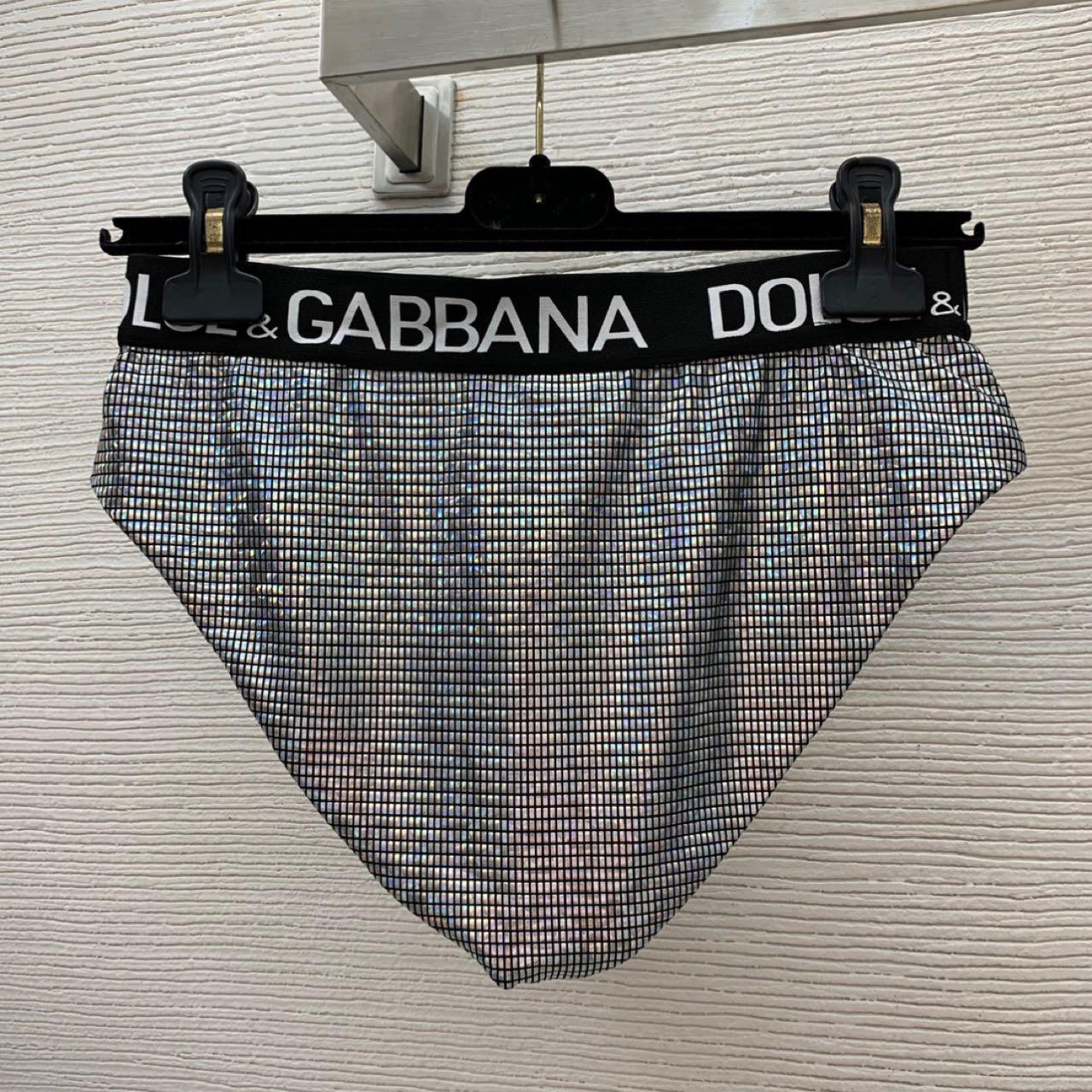 Dolce & Gabbana Crystal mesh triangle Bra & Briefs  - DopestKickz