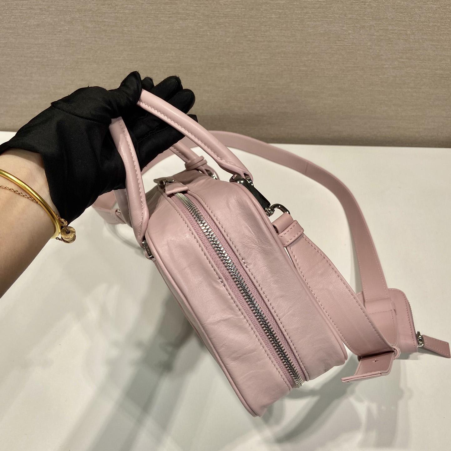 Prada Medium Antique Nappa Leather Top Handle Bag - DopestKickz