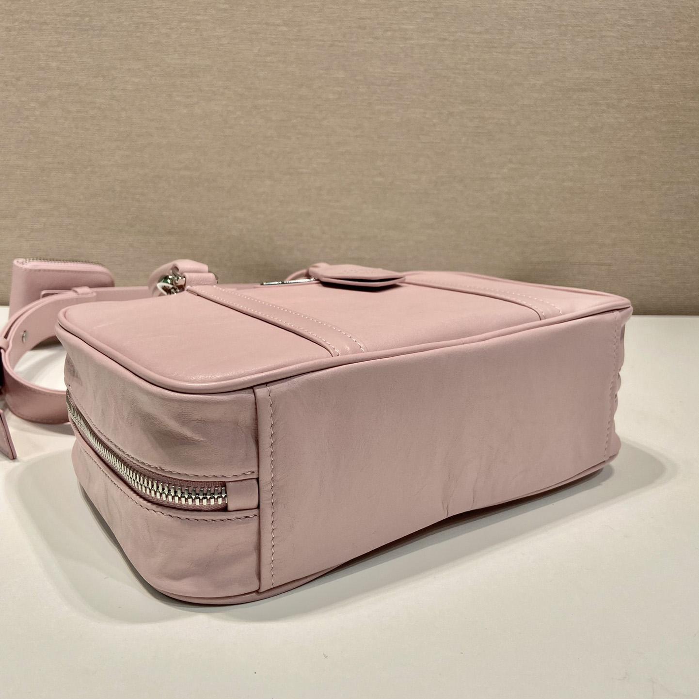 Prada Medium Antique Nappa Leather Top Handle Bag - DopestKickz