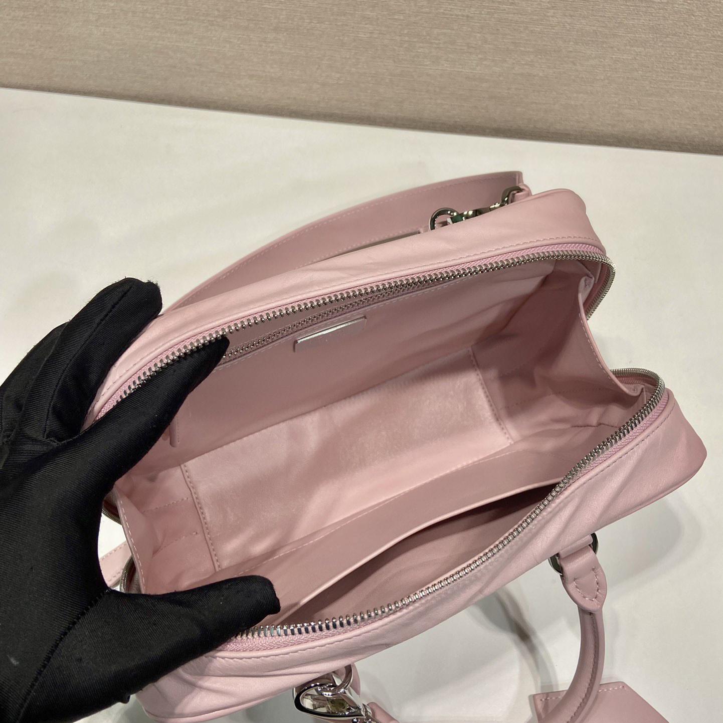 Prada Medium Antique Nappa Leather Top Handle Bag - DopestKickz