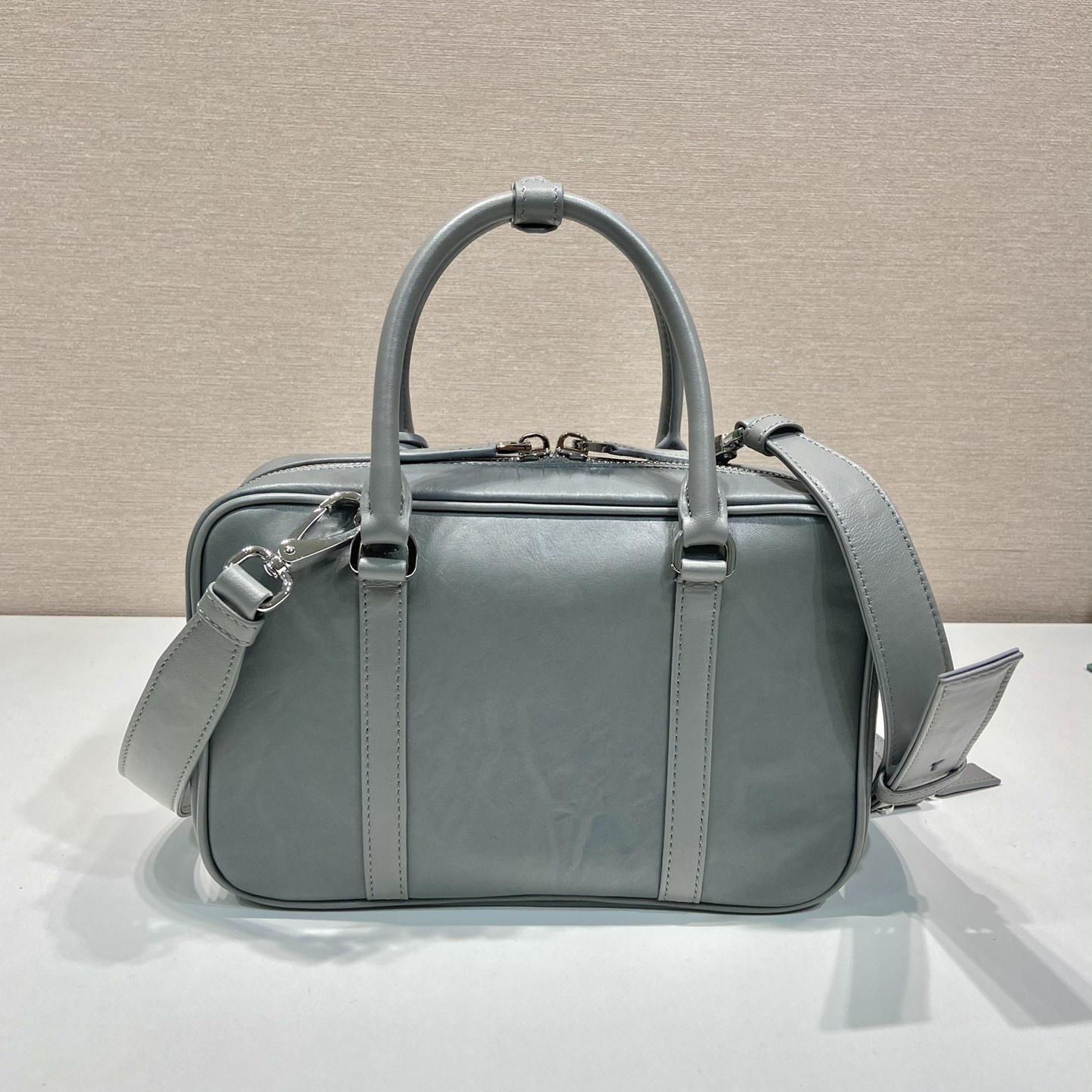 Prada Medium Antique Nappa Leather Top Handle Bag - DopestKickz
