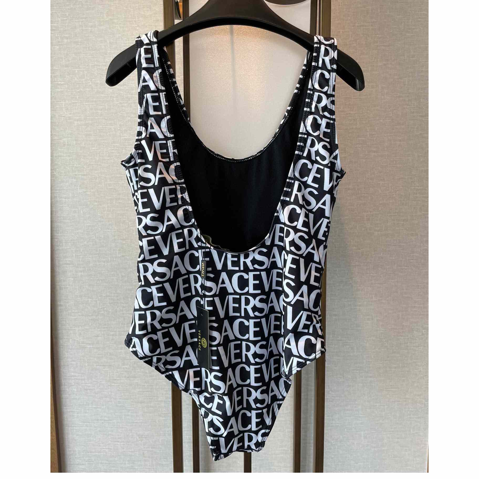 Versace Allover One-Piece Swimsuit - DopestKickz