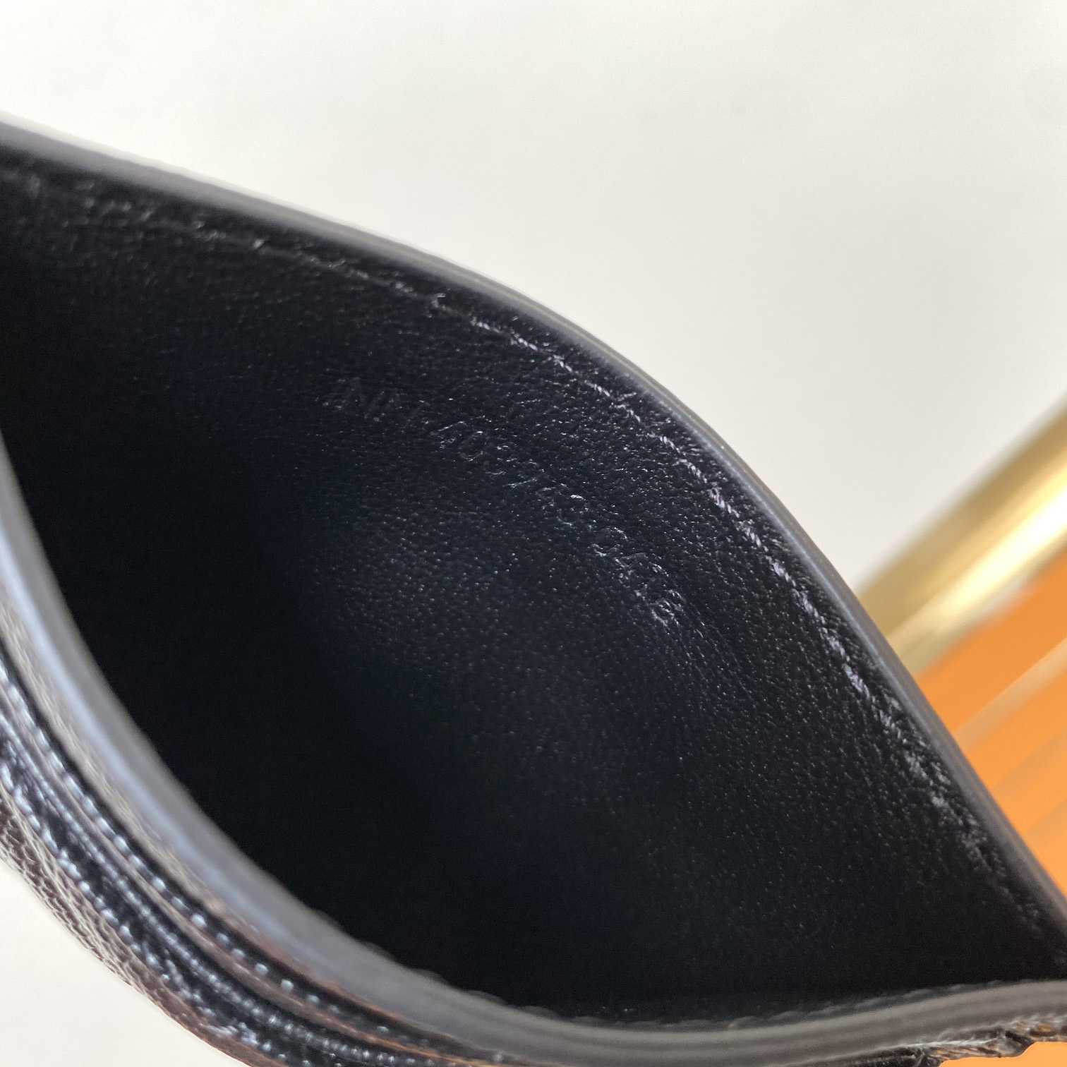 Saint Laurent Leather Card Wallet (10x7.5x0.5 cm) - DopestKickz