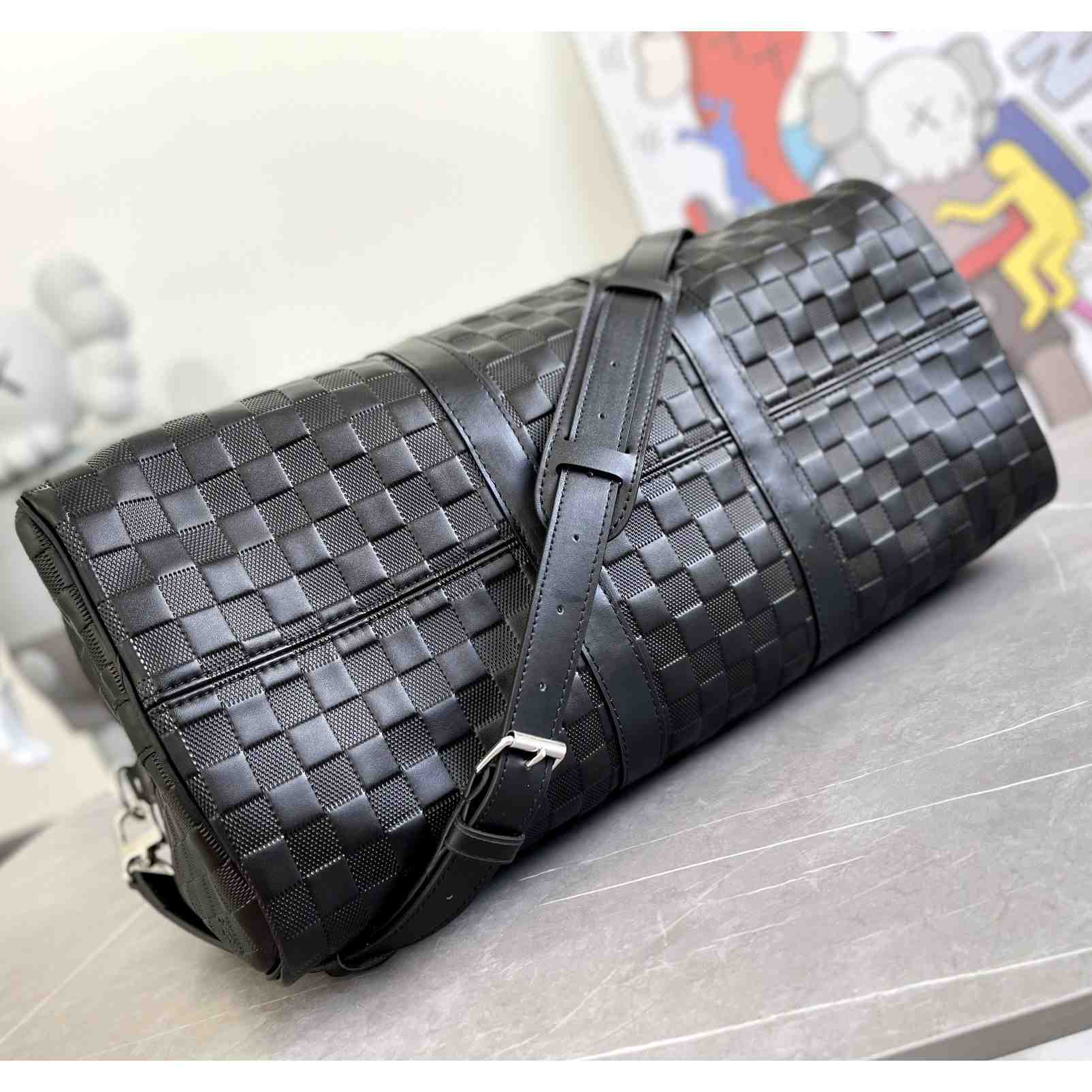 Louis Vuitton Keepall Bandoulière 50 Black    N41145 - DopestKickz