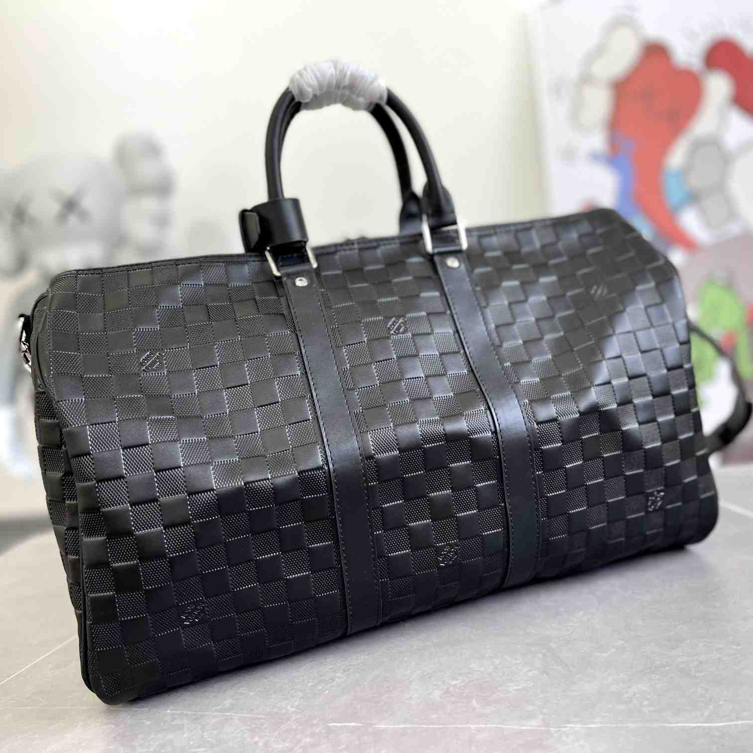 Louis Vuitton Keepall Bandoulière 50 Black    N41145 - DopestKickz