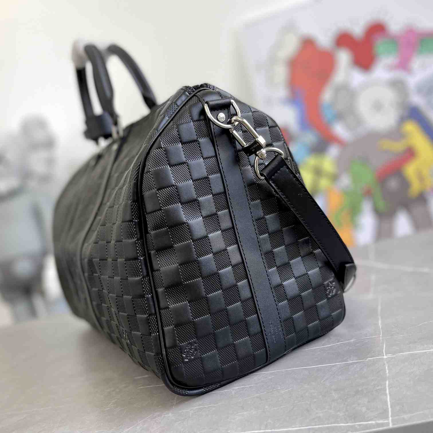 Louis Vuitton Keepall Bandoulière 50 Black    N41145 - DopestKickz