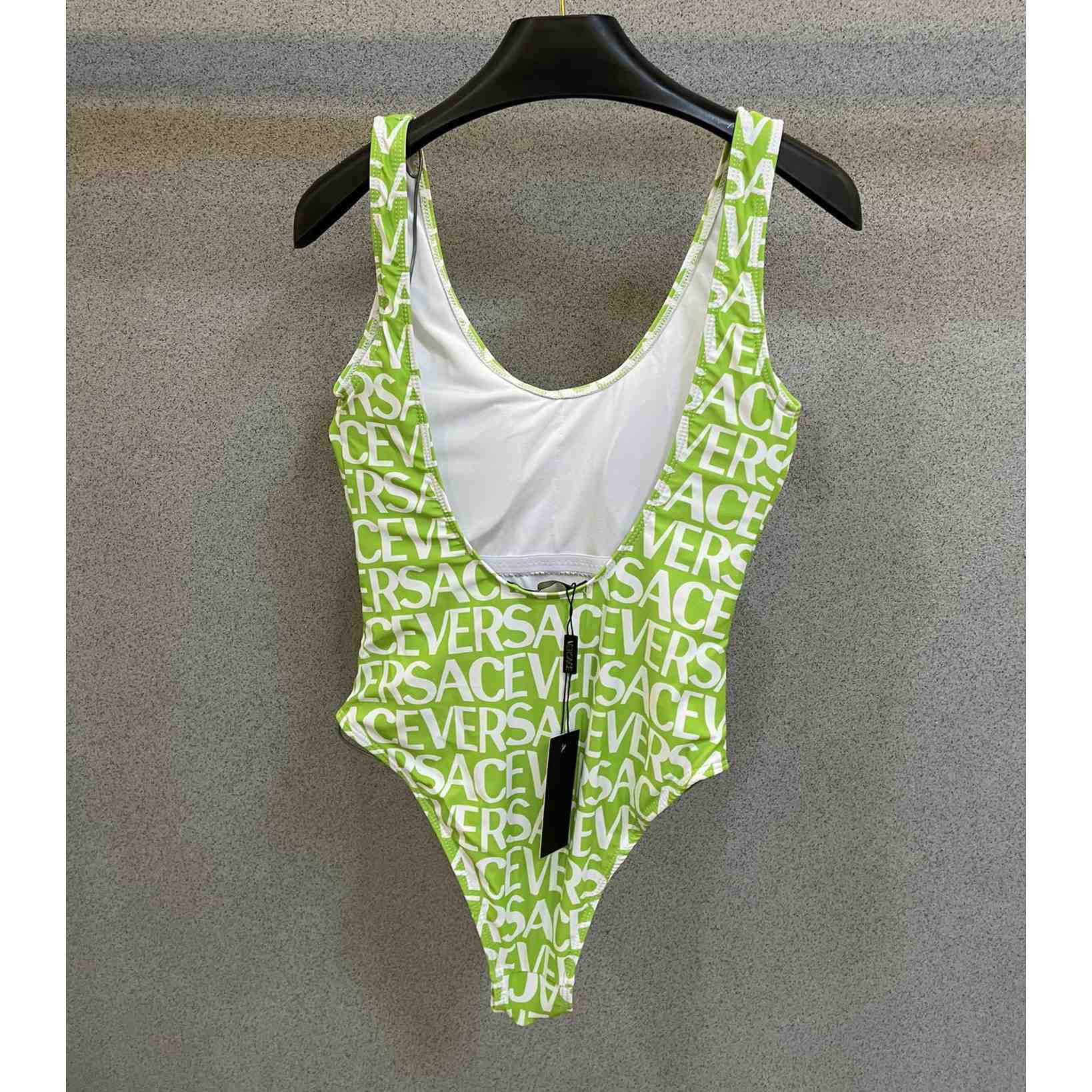 Versace Allover One-Piece Swimsuit - DopestKickz