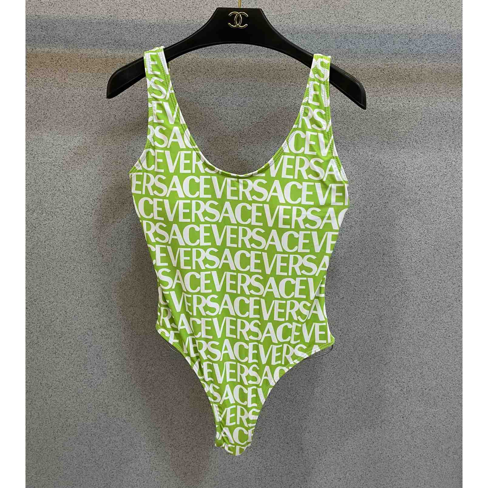 Versace Allover One-Piece Swimsuit - DopestKickz