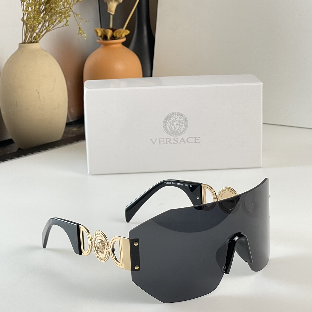 Versace Medusa Biggie Mask Sunglasses   VE2258 - DopestKickz