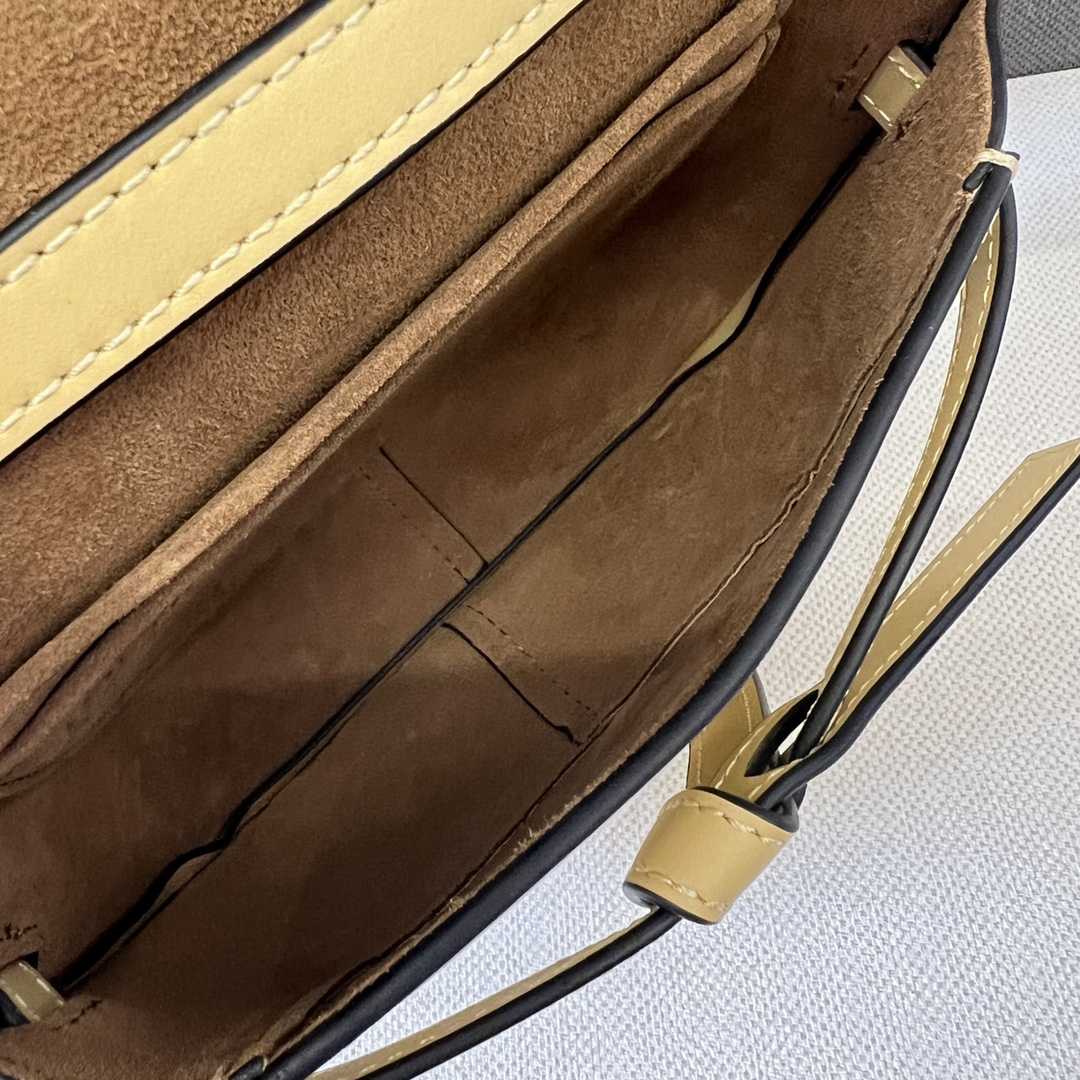 Loewe Mini Gate Dual Bag In Soft Calfskin And Jacquard - DopestKickz