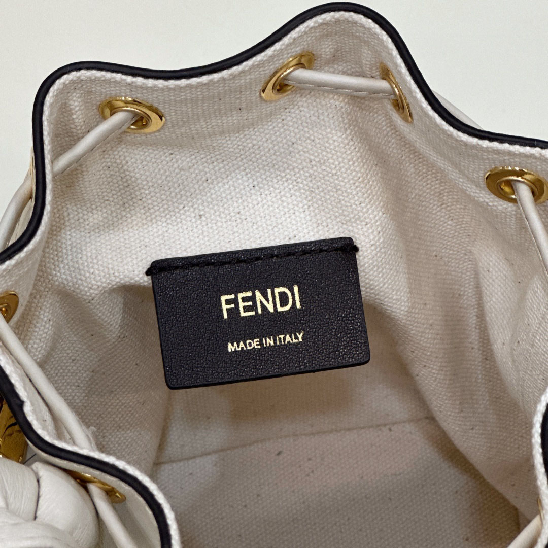 Fendi Mon Tresor Multicolour Canvas Mini-bag With FF Embroidery - DopestKickz