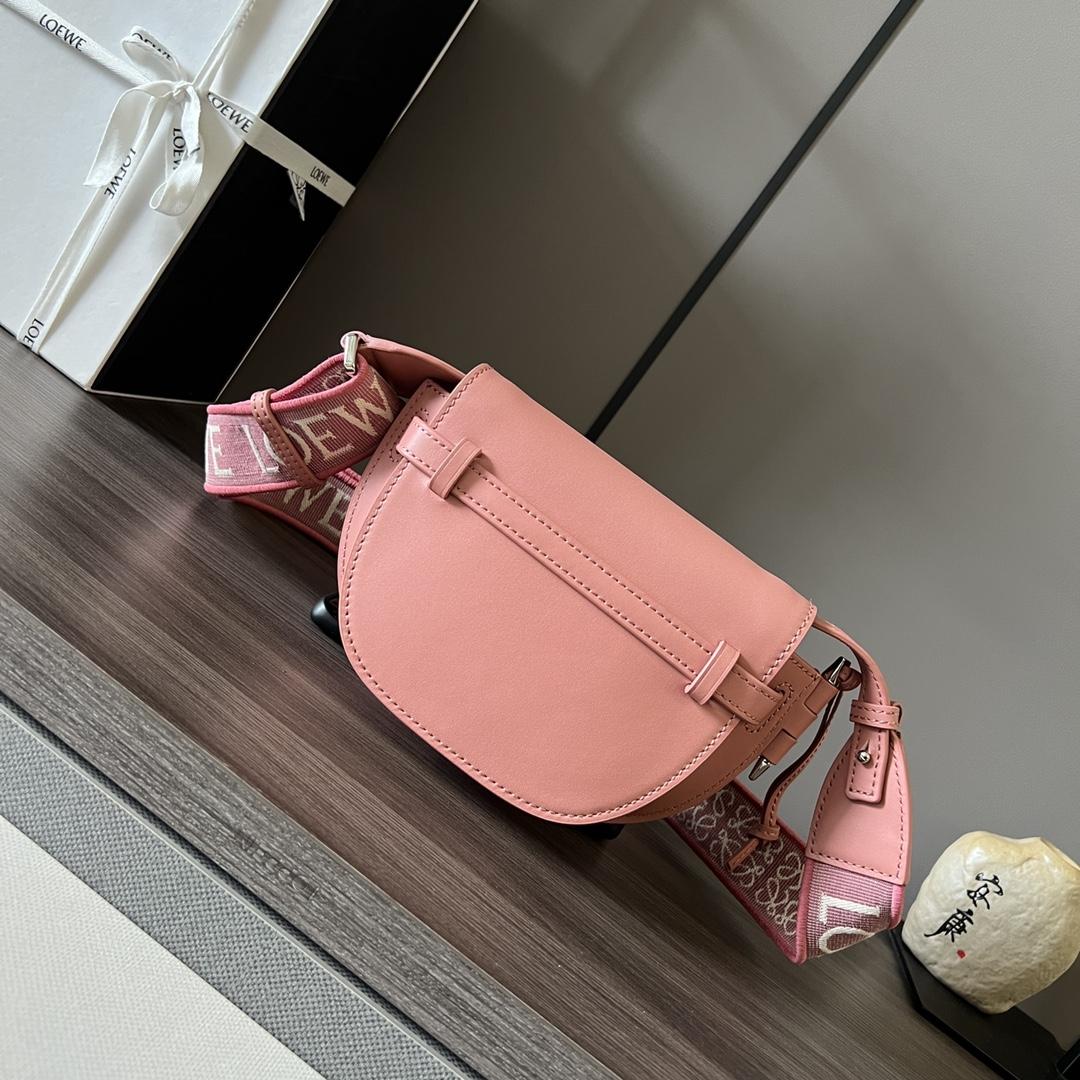 Loewe Mini Gate Dual Bag In Soft Calfskin And Jacquard - DopestKickz