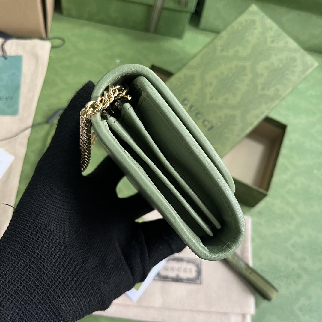 Gucci Blondie Medium Chain Wallet(12.5-11-2.5cm) - DopestKickz