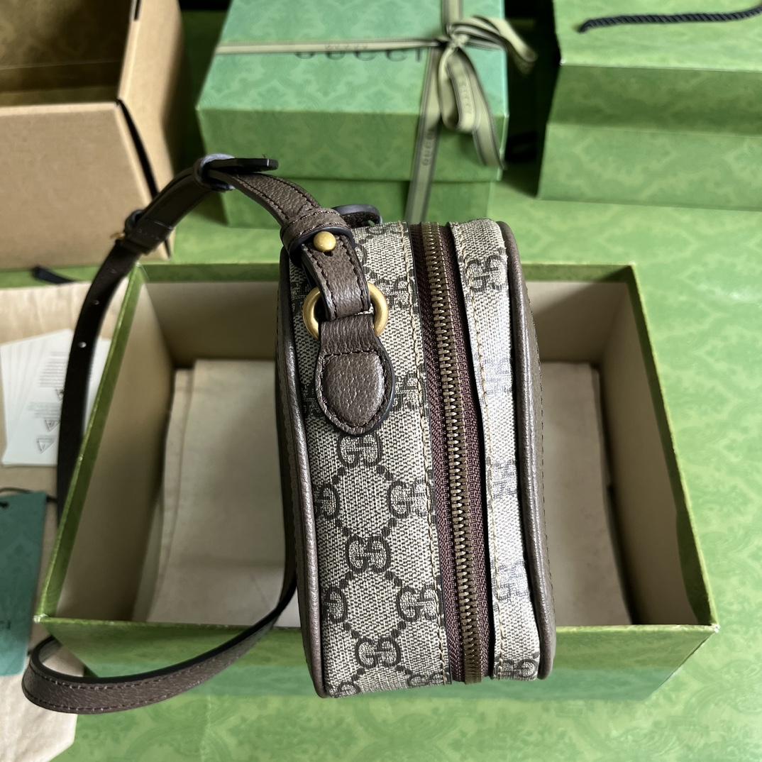 Gucci Ophidia Small Shoulder Bag With Web (24x 16x 7cm) - DopestKickz