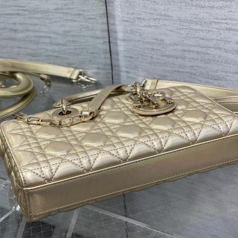 Dior Medium Dior Or Lady D-joy Bag - DopestKickz