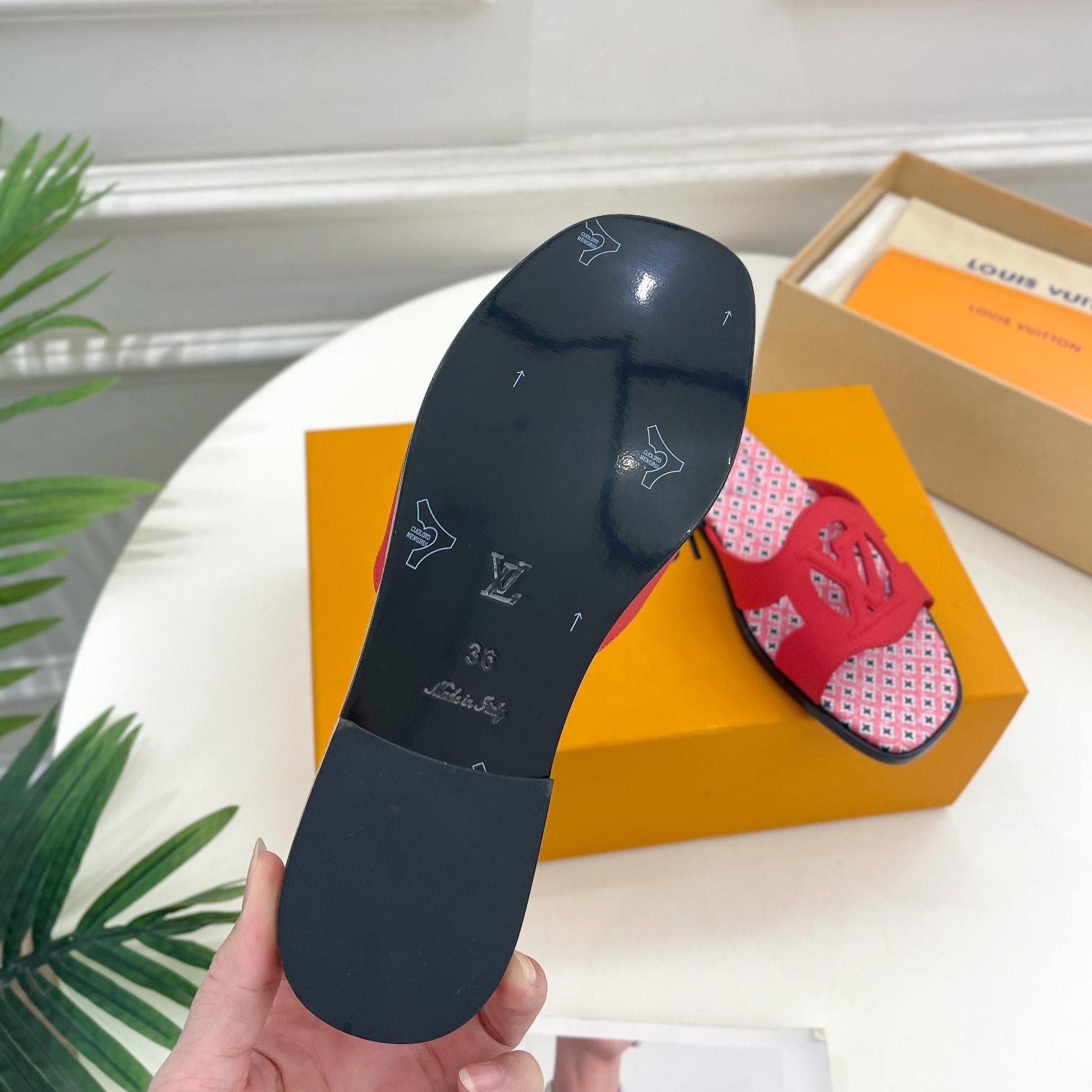 Louis Vuitton LV Isola Flat Mule - DopestKickz