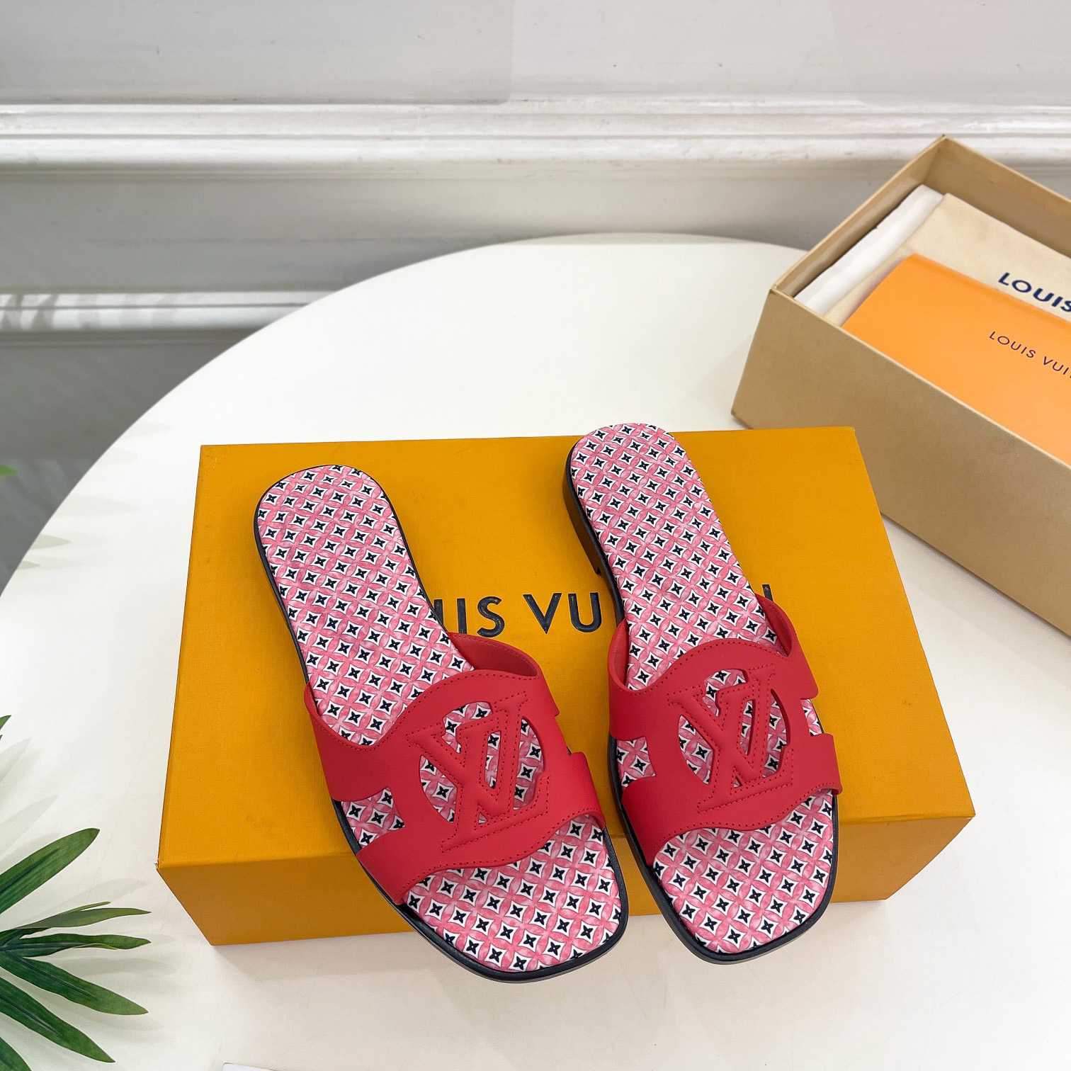 Louis Vuitton LV Isola Flat Mule - DopestKickz