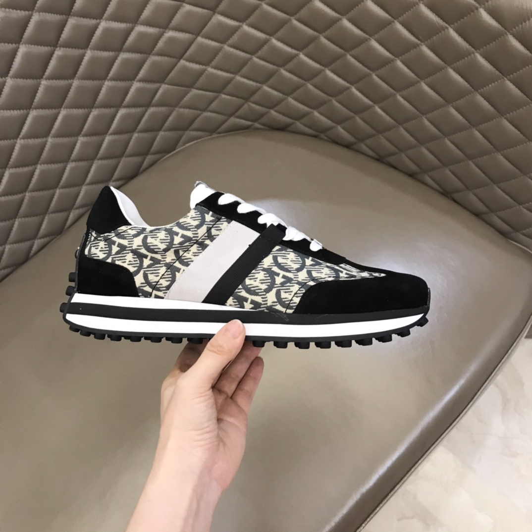 Ferragamo Fabric low-top Sneakers - DopestKickz