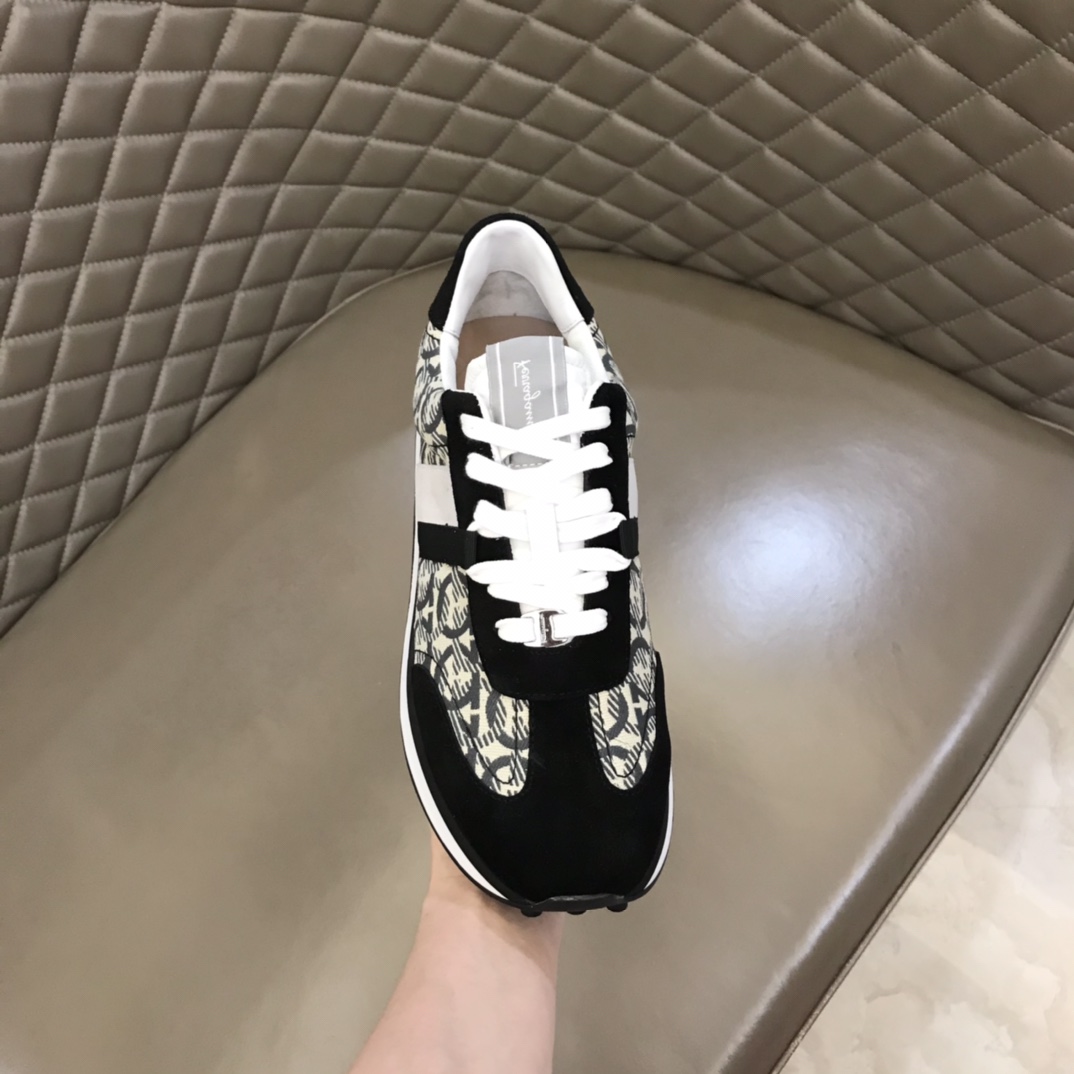Ferragamo Fabric low-top Sneakers - DopestKickz