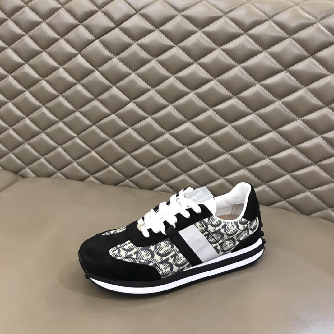 Ferragamo Fabric low-top Sneakers - DopestKickz