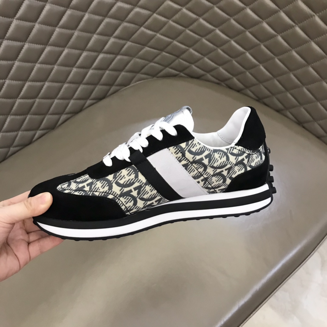 Ferragamo Fabric low-top Sneakers - DopestKickz