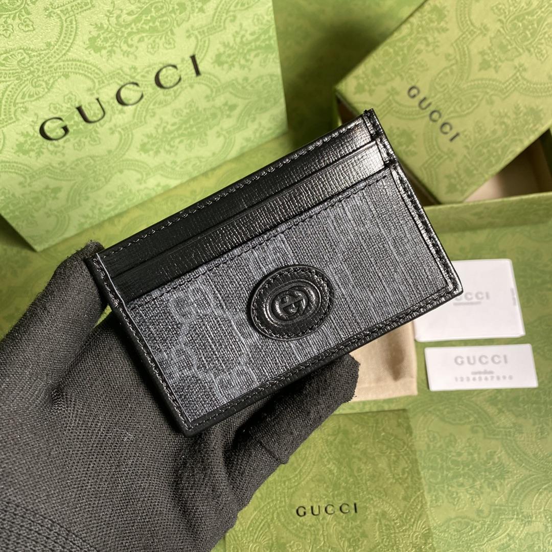 Gucci Card Case With Interlocking G (10*7cm) - DopestKickz