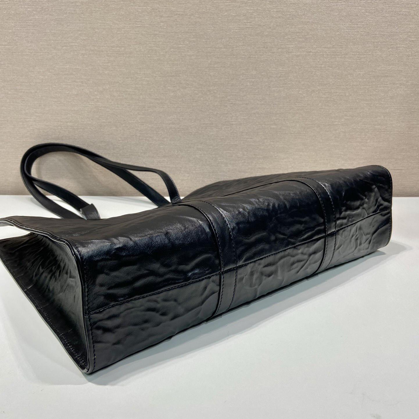 Prada Large Antique Nappa Leather Tote - DopestKickz